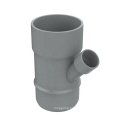 Hot sale pvc 45 degree  pipe fitting soil vent waste DIN drainage standard reducing lateral PVC Y tee